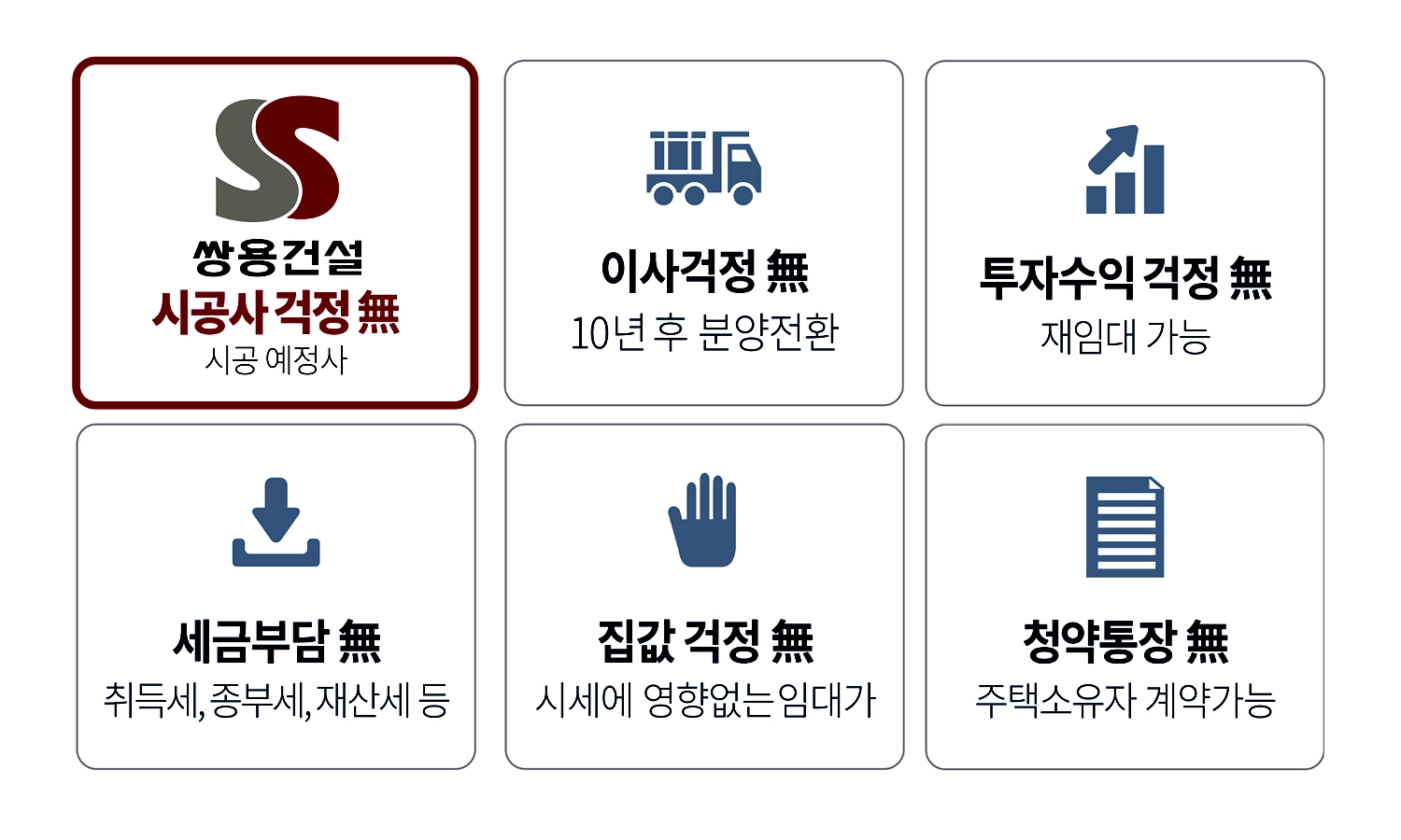 無조건 사는집,  無걱정 좋은집